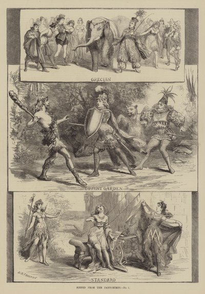 Escenas de las Pantomimas de David Henry Friston