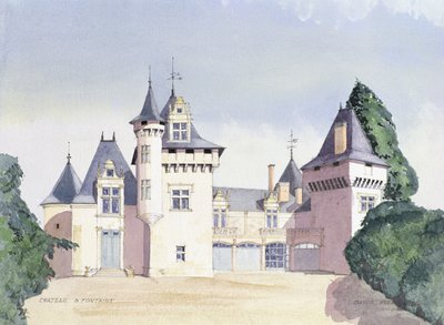 Chateau a Fontaine, 1995 de David Herbert