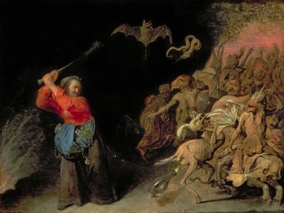Dulle Griet (Meg la Loca) asaltando el Infierno de David III Ryckaert