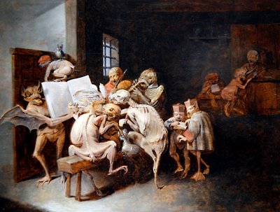 La lección de música de David III Ryckaert
