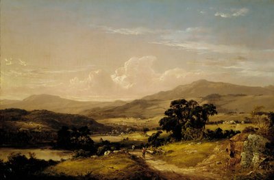 Cerca del Lago Squam, New Hampshire, 1856 de David Johnson