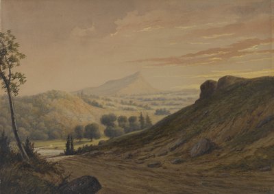 Paisaje de Nueva Inglaterra, c.1850 de David Johnson