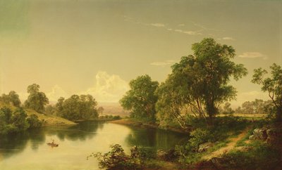 En el arroyo Esopus, condado de Ulster, NY, 1859 de David Johnson