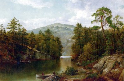 El Lago George, 1876 de David Johnson