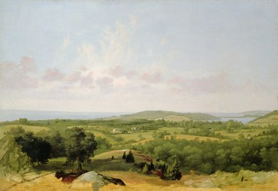 Vista de la bahía de Narragansett, cerca de Warwick, Rhode Island de David Johnson