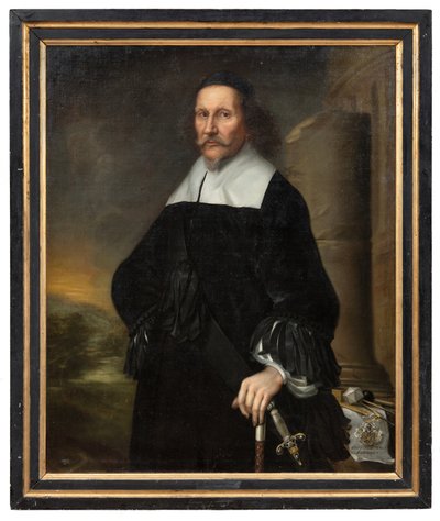 Georg Stiernhielm (1598-1672), anticuario nacional, archivero nacional y poeta, 1663 de David Klöcker Ehrenstrahl