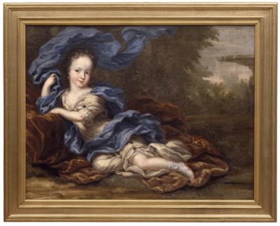 Hedvig Sofia, 1681-1708, princesa de Suecia, duquesa de Holstein-Gottorp de David Klöcker Ehrenstrahl