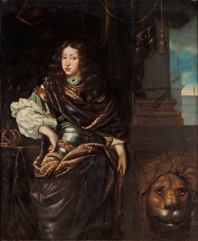 Retrato de Carlos XI de Suecia de David Klöcker Ehrenstrahl