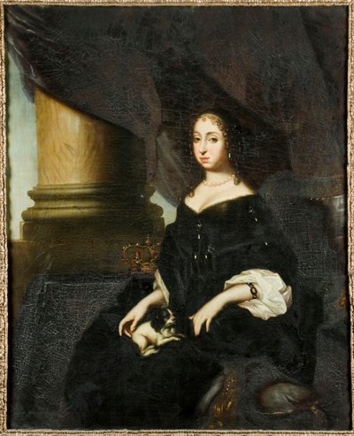 Retrato de Hedvig Eleonora de Holstein-Gottorp 1636-1715, Reina de Suecia, c. 1670 de David Klöcker Ehrenstrahl