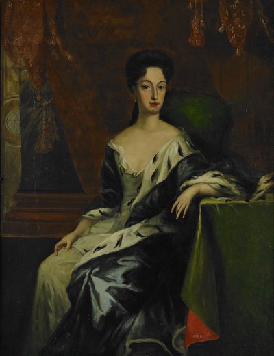 Retrato de la Princesa Hedvig Sofia de Suecia, Duquesa de Holstein-Gottorp 1681-1708 de David Krafft von