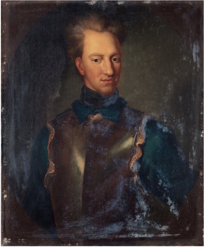 Retrato del Rey Carlos XII de Suecia de David Krafft von