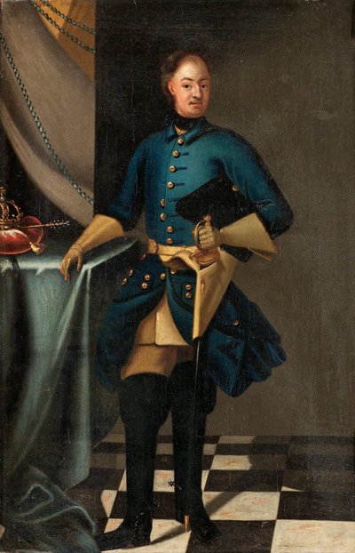 Retrato del Rey Carlos XII de Suecia de David Krafft von