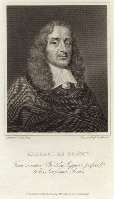 Alexander Brome - Poeta inglés de David Loggan