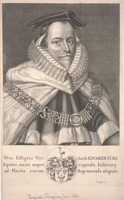 Edward Coke de David Loggan