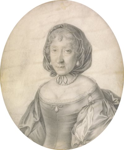 Retrato de una dama, 1666 de David Loggan