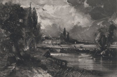 Un Molino, 1829 de David Lucas