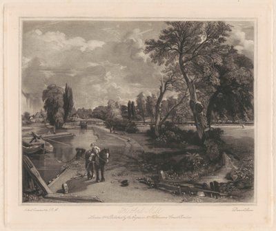 Molino de Flatford de David Lucas