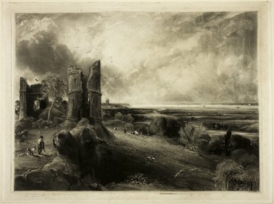 Castillo de Hadleigh cerca del Nore de David Lucas
