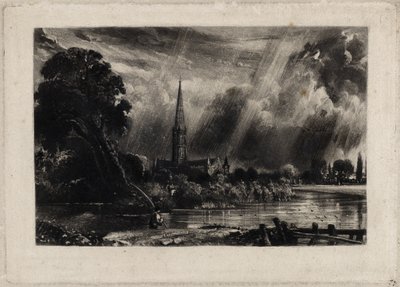 Catedral de Salisbury, c.1832 de David Lucas