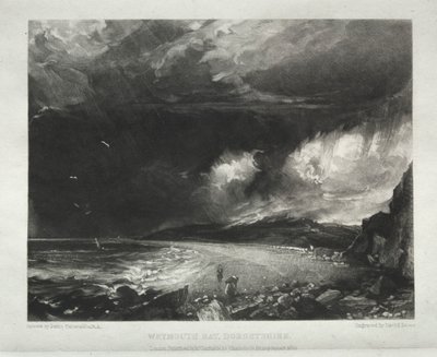 Various Subjects of Landscape, Characteristic of English Scenery from Pictures Painted by John Constable, R.A.:  Weymouth Bay, Dorsetshire de David Lucas