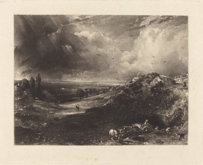 Un Brezal de David Lucas after John Constable