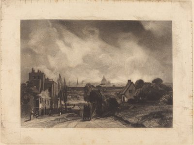 Las cabañas de Sir Richard Steele de David Lucas after John Constable