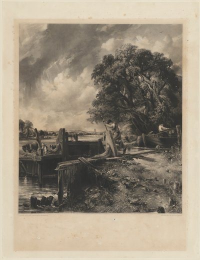 La Cerradura de David Lucas after John Constable