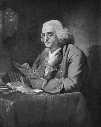 Benjamin Franklin, c1766 de David Martin