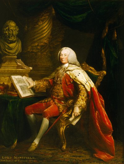 Retrato de William Murray (óleo sobre lienzo) de David Martin