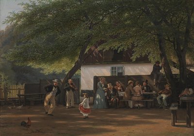 Una fiesta de café en la casa de un guardabosques de David Monies