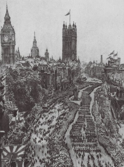 Londres: El Cenotafio de David Muirhead (after) Bone
