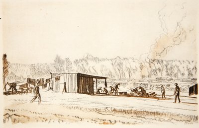 Una cocina en el campo, ilustración de 