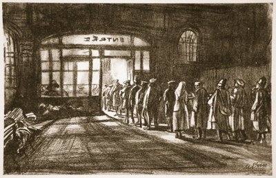 En una estación base, ilustración de 