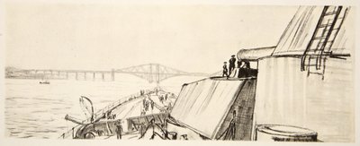 En un acorazado: en el Forth, ilustración de 