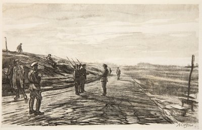 El piquete nocturno, ilustración de 