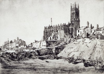 York Road, Leeds (grabado) de David Muirhead Bone