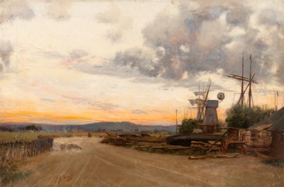 Noche de rocío, c.1886-87 de David Murray