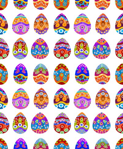 Fabeggs2, 2019 (técnica mixta digital) de David Newton