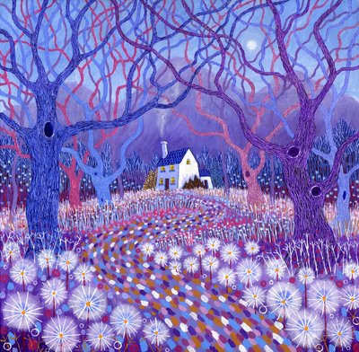 El retiro, 2014 (acrílico sobre lienzo) de David Newton