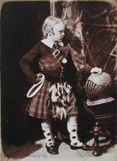 Joven Escocés con Kilt de David Octavius and Adamson Robert Hill