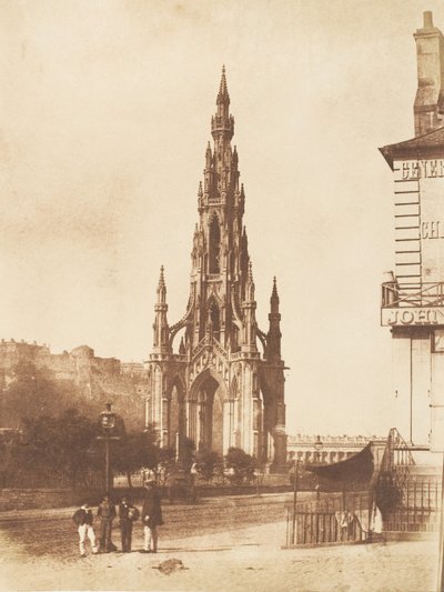 Edimburgo. El Monumento a Scott, 1843-47 de Hill and Adamson
