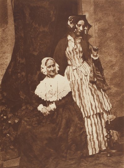 Sra. Anne Rigby y Lady Elizabeth Eastlake, 1843-47, impreso c. 1916 de Hill and Adamson
