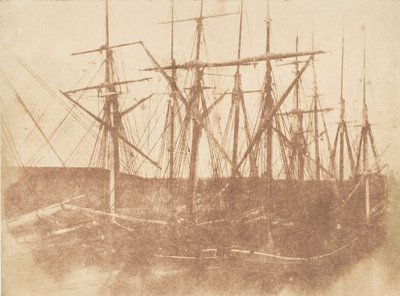 St. Andrews. Barcos en el puerto, 1843-47 de Hill and Adamson