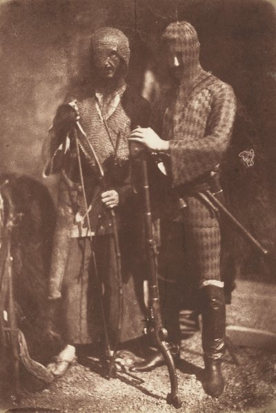 Armadura afgana o circasiana,1843 (foto) de David Octavius Hill