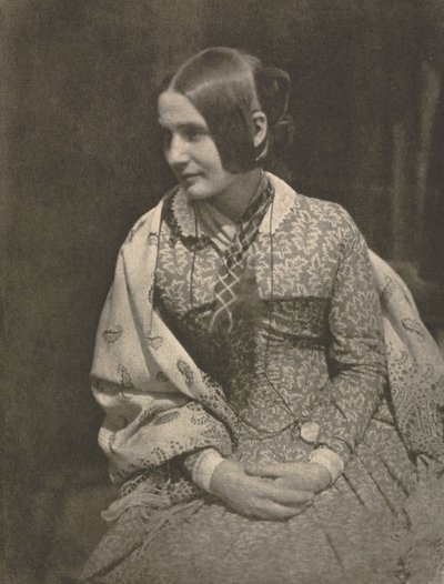 Camera Work: Lady in Flowered Dress de David Octavius Hill