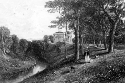 Coilsfield, grabado por J. Giles, ilustración de 