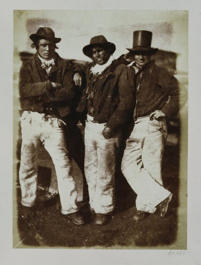 Pescadores en tierra, c.1843-47 de David Octavius Hill