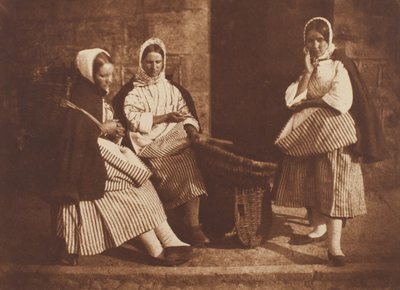 Sra. Logan y dos mujeres desconocidas, Newhaven de David Octavius Hill
