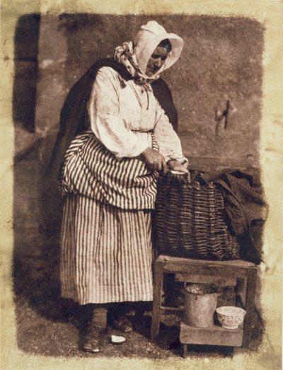 Mujer de las ostras, 1843-47 de David Octavius Hill