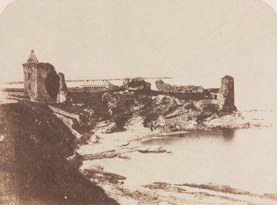 Castillo de St. Andrews, desde el sureste, 1846 de David Octavius Hill